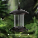 Metal Roof Bird Feeder - Chew Proof for Outdoor by CozyNest Decor