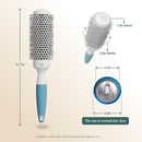 Professional Round Brush for Blow Drying - Small Ceramic Ionic Thermal Barrel Brush for Sleek, Precise Heat Styling and Salon Blowout - Lightweight Round Hair Brush (Barrel 1.3 inch, Bristle 2 Inch) by TinyTreasures Baby Boutique
