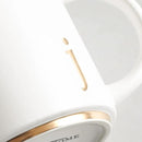 COLLECTIVE HOME - Monogram Ceramic Mugs, 15 oz Golden Initial Coffee Cups, Elegant Alphabet Tea Mugs, Elegant Personalized Mug with Gift Box, Luxurious Cups for Office and Home (j) by CozyNest Decor