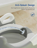 Potty Training Seat, Toddler Potty Training Toilet, Upgrade 2 In 1 Toddler Toilet Seat with Steps Stool Splash Guard and Anti-Slip Pad Soft Cushion, Potty Seats for Toddlers Baby Kids by TinyTreasures Baby Boutique