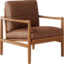 Mid Century Modern Accent Chair, Wooden Accent Chairs, Accent Chairs for Living Room, Wood Frame & Soft Cushion, Reading Leisure Chair for Living Room, Reading Room, Bedroom by CozyNest Decor
