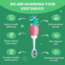 Kids Manual Toothbrush, Ultra-Soft Kids Toothbrush for Sensitive Teeth & Gums, Gentle Toddler & Children's Brush with 10000 Bristles Travel-Friendly Design for Ages 2-7 (Pink) by TinyTreasures Baby Boutique