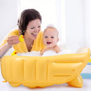 MINK Inflatable Baby Bathtub – Compact, Portable Bath Tub with Anti-Sliding Saddle Horn Seat, Ideal for Travel & Home – Suitable for Infants 0-6 Months by TinyTreasures Baby Boutique