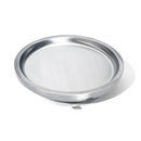 Avanchy Open Baby Plates with Suction – Stainless Steel Divided Plates for Toddlers, BPA-Free, Dishwasher Safe, Unbreakable, Non-Toxic, 100% Silicone Suction – White by TinyTreasures Baby Boutique