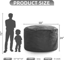 Hobestluk 5FT Bean Bag Chair Giant Bean Bag Chairs for Adults Large Bean Chairs with Removable Cover, Beanbag Chair with Filler, Adult Bean Bag Chairs for Living Room, Bedroom by CozyNest Decor