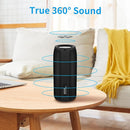 Bluetooth Speaker,MusiBaby M88 Speakers,Dual Pairing, Bluetooth 5.3,Loud Stereo Sound,Booming Bass,30H Playtime for Home& Outdoor Party,Beach,Portable Speaker,Gifts(Black) by TinyTreasures Baby Boutique