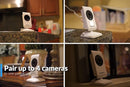 Babysense 3.5" Screen, Video Baby Monitor with Camera and Audio, 960ft Range (Open Space), Night Light, Two-Way Audio, Zoom, Night Vision, Lullabies by TinyTreasures Baby Boutique