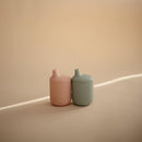 mushie 100% Silicone Baby Sippy Cup | 6 Months+ (Blush) by TinyTreasures Baby Boutique