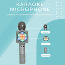 Sing-Along Bling Bluetooth Karaoke Microphone and Bluetooth Stereo Speaker All-in-One (Silver Bling) by TinyTreasures Baby Boutique
