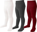 Marchare Baby Girls Tights Thick Solid Cable Knit Leggings Winter Warm Stockings For Toddler Girls 1/2/3/4/5 Pack by TinyTreasures Baby Boutique