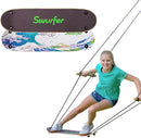 Swurfer TreeSkate Skateboard Swing, Outdoor Stand Up Surf Swing, Holds Up to 200 lbs, Ages 6 and Up, Adjustable Handles, Grip Tape, Kids Outdoor Play Equipment for Children and Adults (Waves) by TinyTreasures Baby Boutique