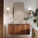 ANDY STAR Oval Mirrors for Bathroom, 20x30 Bronze Bathroom Vanity Mirror with Metal Frame, Oil Bronze Oblong Mirror for Over Sink, Modern Anti Rust Wall Mounted by CozyNest Decor