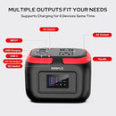 Portable Power Station, 97Wh Solar Generator, Lithium Battery Power with 110V AC 150W Peak Socket/DC/USB QC3.0/LED Light for Outdoor Camping Trip Home Backup Emergency by TinyTreasures Baby Boutique
