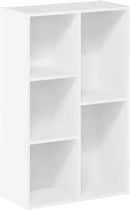 Furinno Luder Bookcase / Book / Storage , 5-Cube, White by TinyTreasures Baby Boutique