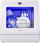HAVA Countertop Dishwasher with Water Softener and Enhanced Energy Efficiency, Portable Dishwasher with 8 Wash Programs, Child Lock & Delayed Start Function, No Installation Needed - Misty Lilac by TinyTreasures Baby Boutique