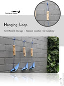 Original Hand Hoe with Hanging Loop & Mini Homi Made by Korean Master Blacksmith Seok NOH-KI (Standard Plus Mini) by GreenHaven Gardens