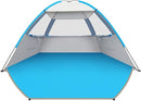 Gorich Beach Tent Sun Shelter for 3/4-5/6-7/8-10 Person with UPF 50＋ UV Protection, Lightweight & Easy Setup Beach Shade Canopy, Portable Beach Shade Tent Beach Cabana by TinyTreasures Baby Boutique