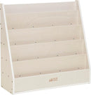 ECR4Kids Streamline Single-Sided Book Display with Storage, Classroom Bookshelf, White Wash by TinyTreasures Baby Boutique