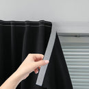 Adhesive Blackout Curtains- Self Stick Shades Window Blinds Curtains No Rod Needed Easy to Hang Curtains, Use for Bedroom, Living Room, Dining Room, Kitchen, Home Office, 47"W X 59"L, Black, 1 Panel by TinyTreasures Baby Boutique