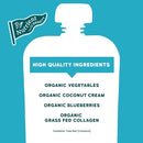 Serenity Kids 6+ Months Dairy Free Smoothie Baby Food - USDA Organic - Grass Fed Collagen Protein - 3.5 Ounce BPA-Free Pouch - Berry Butternut Protein Smoothie Baby Pouches - 6 Count by TinyTreasures Baby Boutique