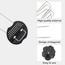 50 PCS Garden Landscape Stakes Staples and Gasket, Thick Heavy Duty Yard Ground Pin for Weed Barrier SodFabric for Weed Barrier Irrigation Tubing Garden Decor, Securing Lawn Fabric, Weed Barrier by GreenHaven Gardens