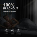 NICETOWN 100% Blackout Curtains for Bedroom Solid Thermal Insulated Grommet Room Darkening Curtains & Drapes Luxury Decor for Living Room Nursery, 42 x 63 Inch, Silver Grey, 2 Panels by TinyTreasures Baby Boutique