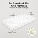 KeaBabies 2-Pack Organic Crib Sheets for Boys, Girls - 52x28 Fitted Crib Mattress Sheet Neutral, Breathable Jersey Cotton Cover for Baby Bed, Toddler Mattress, Soft & Cute Prints (Rainbow) by TinyTreasures Baby Boutique