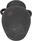 Sagebrook Home Black Boho Terracotta Vase - Amphora-Style Decorative Flower Holder for Home, Office & Living Room - 9" Black by GreenHaven Gardens