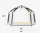 Veer Basecamp XL | JPMA Certified Portable Pop Up Play Yard/Play Pen for Babies, Toddlers and Kids | Indoor and Outdoor Use | Shade Canopy | Keeps Bugs Out | Playard Safety Certified by TinyTreasures Baby Boutique