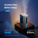 Dreo 6L Humidifiers for Bedroom, Smart Warm & Cool Mist for Large Room, 60Hr Quiet Runtime for Baby, Plant, Humidity Sensor, Indicator Light, 12H Timer, Google/Alexa, Blue by TinyTreasures Baby Boutique