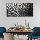 LASMOND Abstract Black and White Wall Art for Living Room Modern Canvas Print Painting Lines Flower Floral Large Artwork Bedroom Home Office Wall Décor (40x20 Inches) by CozyNest Decor