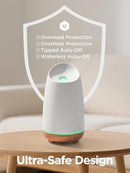 InnoGear Oil Diffuser, 150ml Ceramic Stone Diffuser for Essential Oils Handcrafted Aromatherapy Diffuser Ultrasonic Cool Mist Humidifier with 2 Mist Modes Waterless Auto Off for Home Room Office by TinyTreasures Baby Boutique