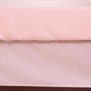 Cloele 3 Pieces Crib Bedding Set for Girls,Standard Size Pink Ruffled Nursery Crib Baby Bedding Set Includes Comforter Fitted Sheet Crib Skirt -Girls Solid Seersucker Ruffle Quilt by TinyTreasures Baby Boutique