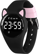 Kids Watches for Girls Boys Digital Sport Watch with Step Counter Pedometer Vibration Alarm Clock, No App Waterproof Fitness Tracker Kids Watch Boys Girls Teens Students Ages 5-16 by TinyTreasures Baby Boutique