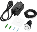 Garbage Disposal Air Switch Kit for SinkTop Waste Disposal with Stainless Steel Polished Short Air Button by briidea by CozyNest Decor