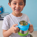 b.box Insulated Food Jar with Spork for Toddlers | Easy Open Container | Stainless Steel, 5hrs + of perfect temperatures | Dishwasher safe, BPA Free (Indigo Rose, 11 oz) by TinyTreasures Baby Boutique