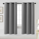 H.VERSAILTEX Blackout Curtains for Bedroom Thermal Insulated Room Darkening Living Room Curtains 72 Inch Long Grommet Privacy Protection Window Curtain Panels/Drapes for Nursery,2 Panels,Grey by CozyNest Decor