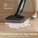 MOVA M10 Cordless Wet Dry Vacuum Cleaner 180° Lie-Flat Smart Vacuum Mop All in One for Hard Floor, 167°F Flashdry Self-Cleaning, Zero inch Dual-Edge Cleaning, 18000Pa Suction, Zero-Tangle for Pet Hair by CozyNest Decor