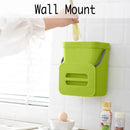 LALASTAR Small Plastic Trash Can, Hanging Small Trash Can with Lid Under Sink for Kitchen, Food Waste Bin for Countertop, Mountable Garbage Can for Bathroom, RV, 5L/1.3 Gal, Green by GreenHaven Gardens