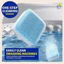 Washing Machine Cleaner Tablets - 24 Pack (12 Month Supply) | HE Compatible for Top & Front Load Washers | Pet-Safe Formula Eliminates Odors, Lint & Detergent Buildup by CozyNest Decor