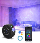 Star Projector, Galaxy Projector for Bedroom, Smart APP & Voice Control Galaxy lamp, Compatible with Alexa & Google Home, for Kids Adults Bedroom,Room Decor,Game Room,Party (Black Round) by TinyTreasures Baby Boutique