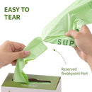 SUPERBIO 13 Gallon Flat Top Compostable Food Waste Bags, 50 Count, 2 Pack, 49.2L, 0.87 Mil, ASTM D6400 BPI and OK compost INDUSTRIAL by GreenHaven Gardens