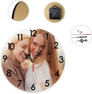Generic Custom Clocks for Walls Personalized Wall Photo Customized Round Clock for Birthday Wedding Present Family Friends Gifts, 12x12Inch by TinyTreasures Baby Boutique