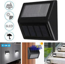 Solar Lights Outdoor, Waterproof Solar Powered Deck Step Lights for Patio Garden Backyard Garage Driveway Pathway Outside Wall Lighting (Warm White/12 Pack) by GreenHaven Gardens