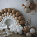 130pcs Brown Balloons Different Sizes 18" 12" 10" 5" Dark Brown Party Latex Balloons for Birthday Baby Shower Gender Reveal Graduation Wedding Anniversary Party Decorations by CozyNest Decor