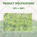 6 mil Greenhouse Plastic Film Sheeting Cover 12 x 26 Ft UV Resistant Clear Polyethylene Film Green House Hoop Farm Plastic Cover for Gardening, Farming, Agriculture by GreenHaven Gardens