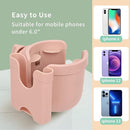 Suranew Adjustable Stroller Cup Holder with Phone Holder for Baby Stroller for Family Members,Pink by TinyTreasures Baby Boutique