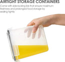 Airtight Food Storage Containers with Lids, Vtopmart 24 pcs Plastic Kitchen and Pantry Organization Canisters for Cereal, Dry Food, Flour and Sugar, BPA Free, Includes 24 Labels，Black by CozyNest Decor
