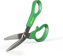 Miracle-Gro 8 in. All-Purpose Steel Garden Utility Shears with Serrated Blades – Comfort Grip Yard and Garden Scissors for Pruning Plants, Flowers, and Herbs by GreenHaven Gardens