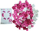 STEM Toys for Kids Ages 3 Bright 2025 | Educational Building Blocks Set | 102-Piece BPA-Free Plastic | Enhances Creativity & Fine Motor Skills | Includes Instruction Booklet - Pink by TinyTreasures Baby Boutique